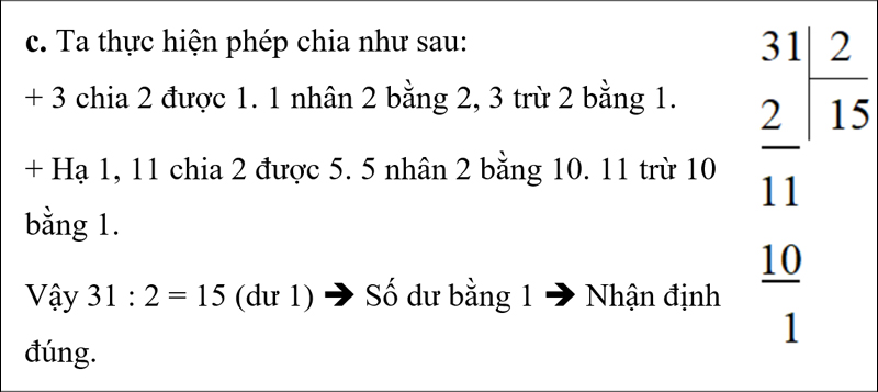 Bài giải bài tập 4, câu c